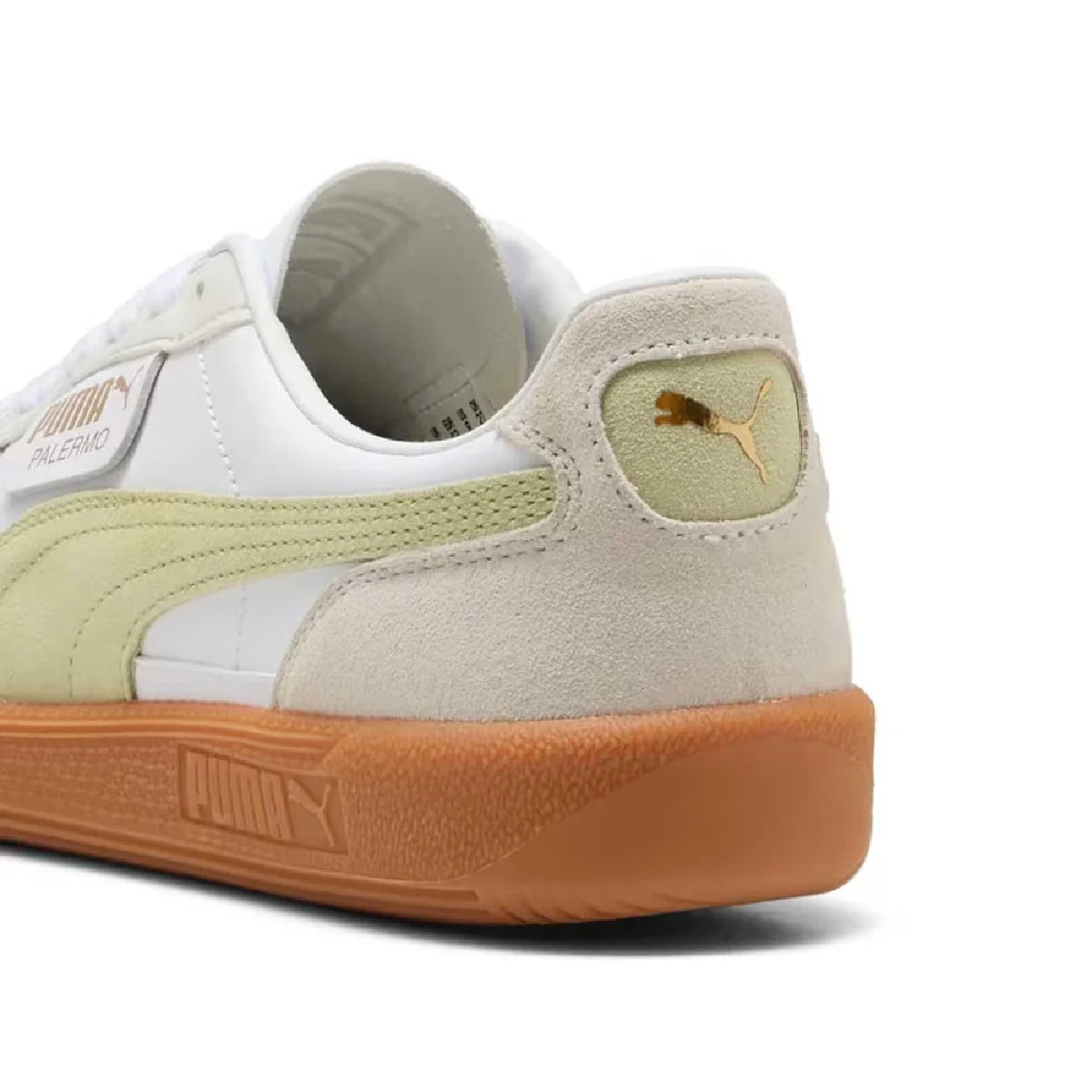 PUMA Palermo Leather 'Puma White Pistachio Green'
